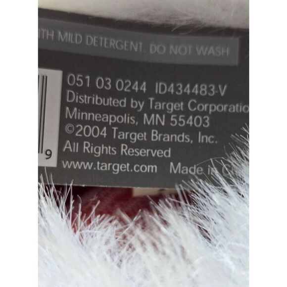 Lot of 2 - Target Christmas Holiday Stockings - Faux Fur Extra Plush NOS - Picture 7 of 7